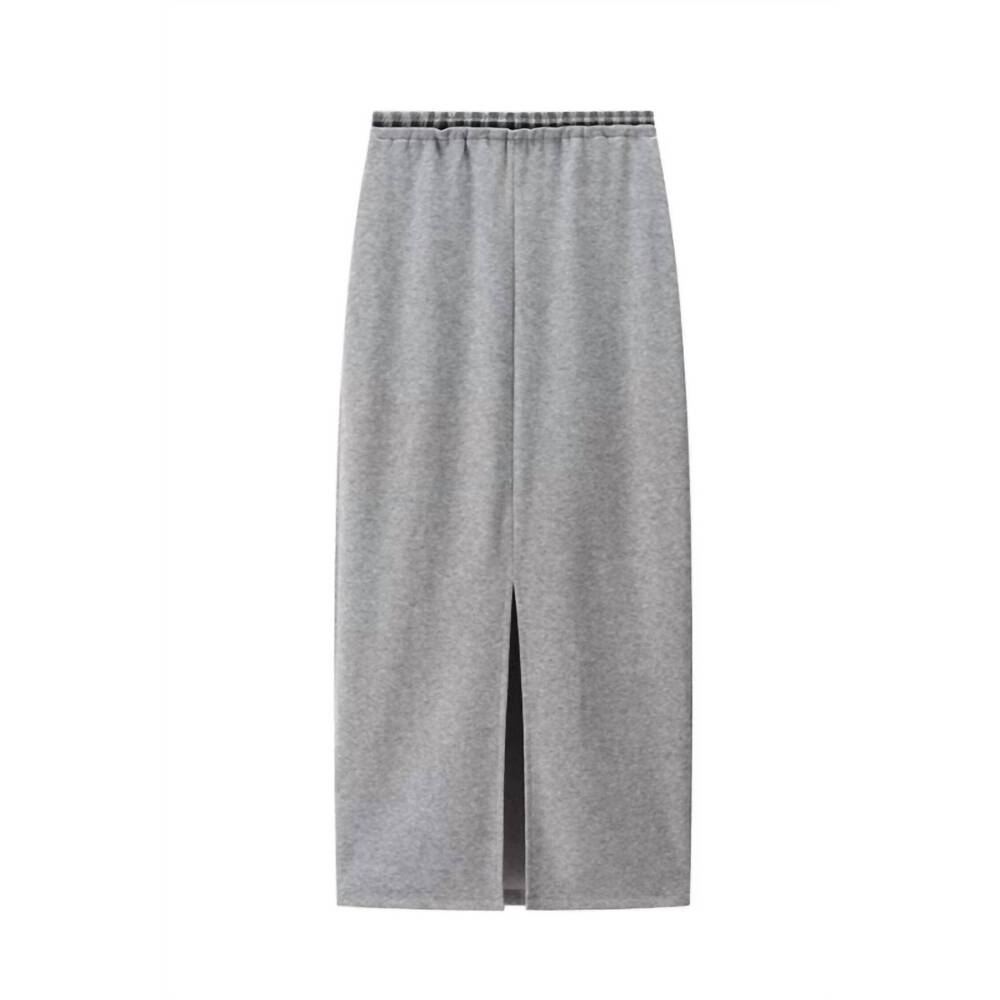 NEW SUNDAYUP anna polo shirt and midi skirt set in grey - Picture 10 of 10